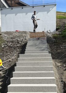 Andreas - Maß nehmen bei einer Treppe