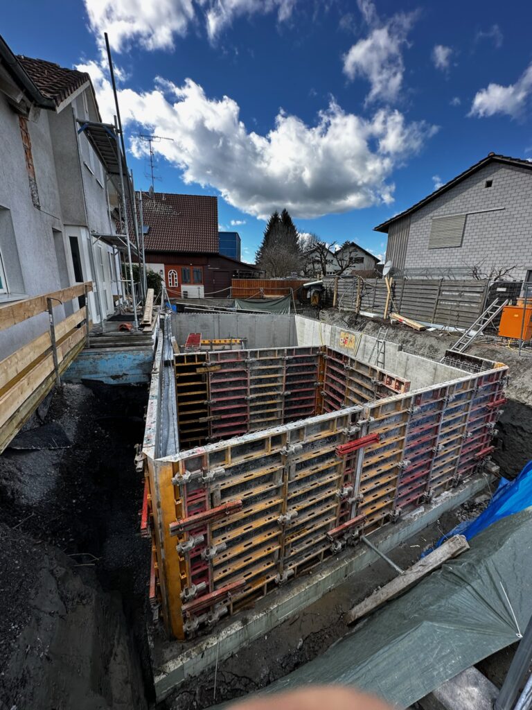 schalung für hauszubau