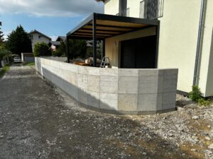 gartenmauer beton
