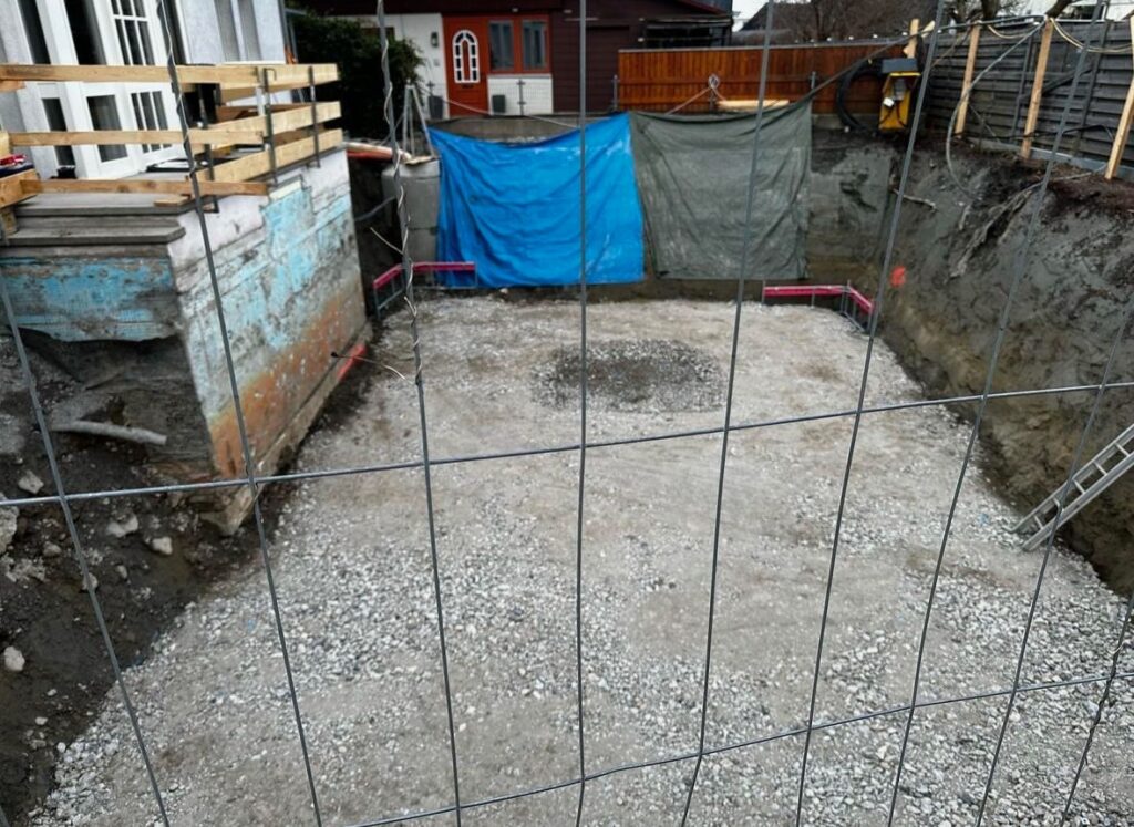Erstellung ganzes Haus - Ansicht vor Baubeginn